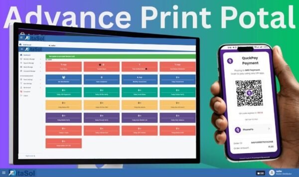 Advance Print Portal Source Code + API + Payment Gateway 2025